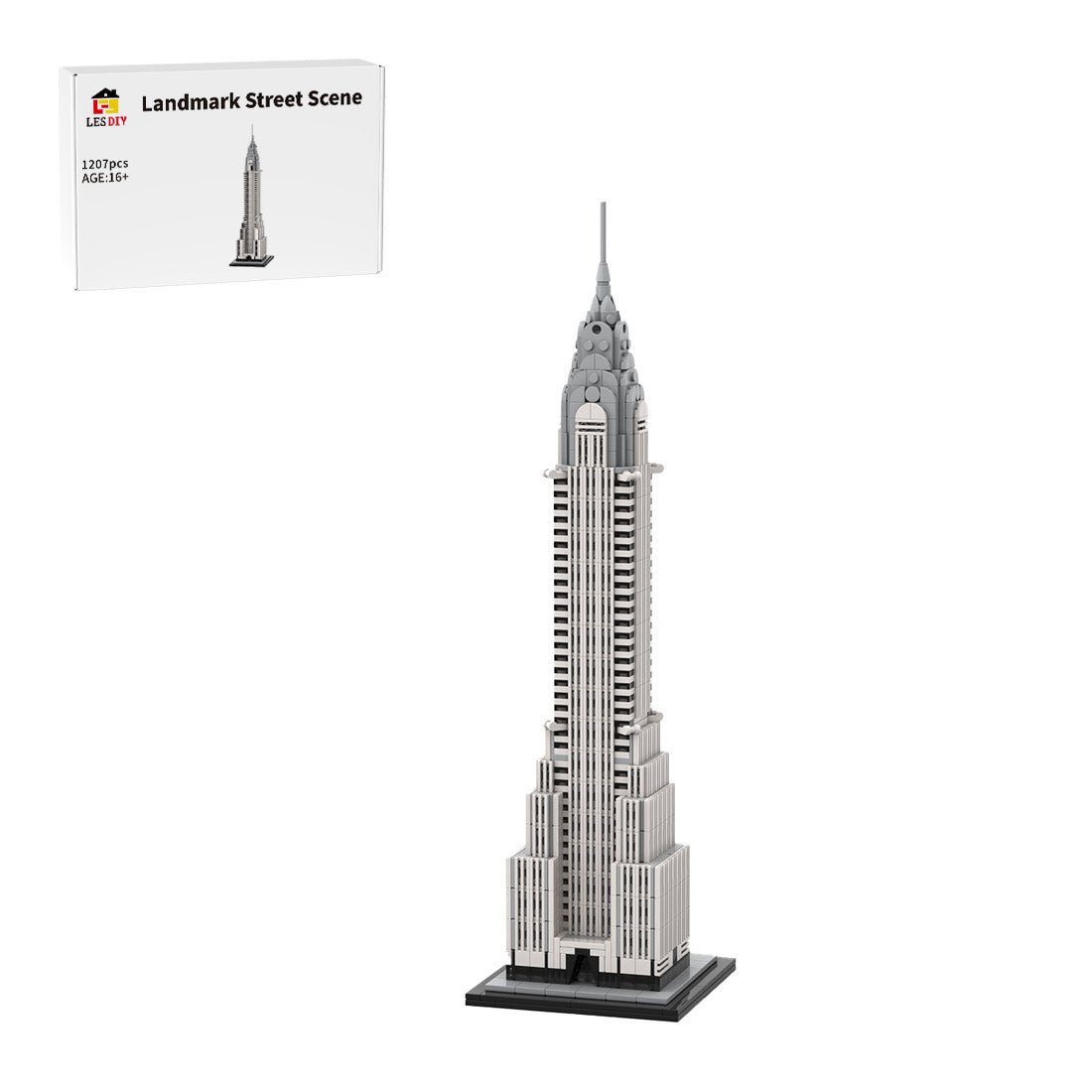 MOC-127022 Chrysler Building 1:800 Scale | LesDiy