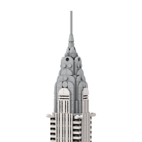 MOC - 127022 Chrysler Building 1:800 Scale - LesDiy - 