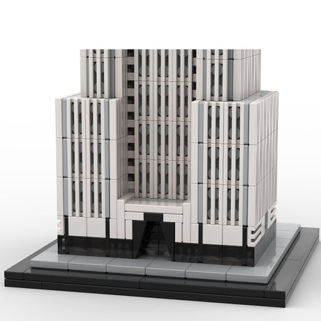MOC - 127022 Chrysler Building 1:800 Scale - LesDiy - 