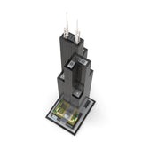 MOC - 127024 Willis Tower (Sears Tower) 1:800 Scale - LesDiy - 