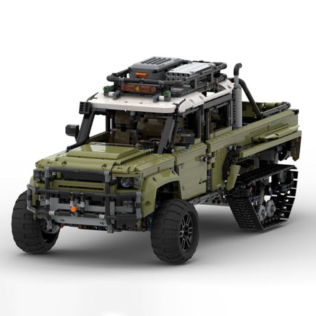 MOC - 127239 Half - Track Car Model - LesDiy - 