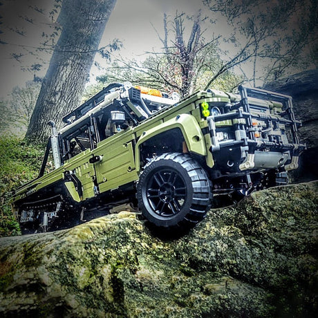 MOC - 127239 Half - Track Car Model - LesDiy - 