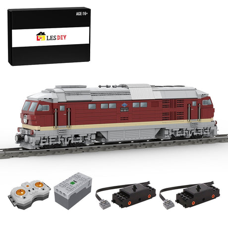 MOC - 127747 Electric Diesel Locomotive BR132 - LesDiy - Locomotive