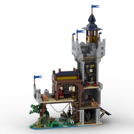 MOC - 128084 Medieval River Outpost Model Building Blocks - LesDiy - 