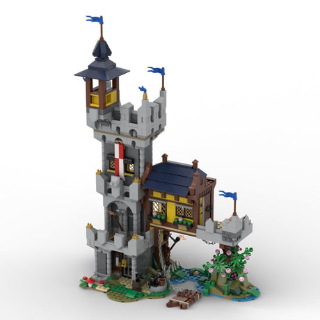 MOC - 128084 Medieval River Outpost Model Building Blocks - LesDiy - 
