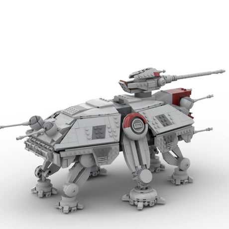 MOC - 129096 Sci - fi Multifunctional Ground Walking Vehicle Building Blocks - LesDiy - Locomotive