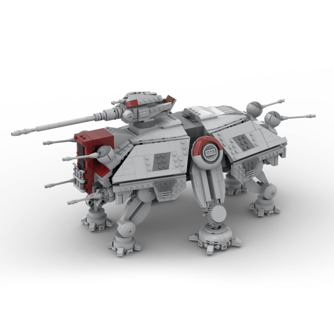 MOC - 129096 Sci - fi Multifunctional Ground Walking Vehicle Building Blocks - LesDiy - Locomotive