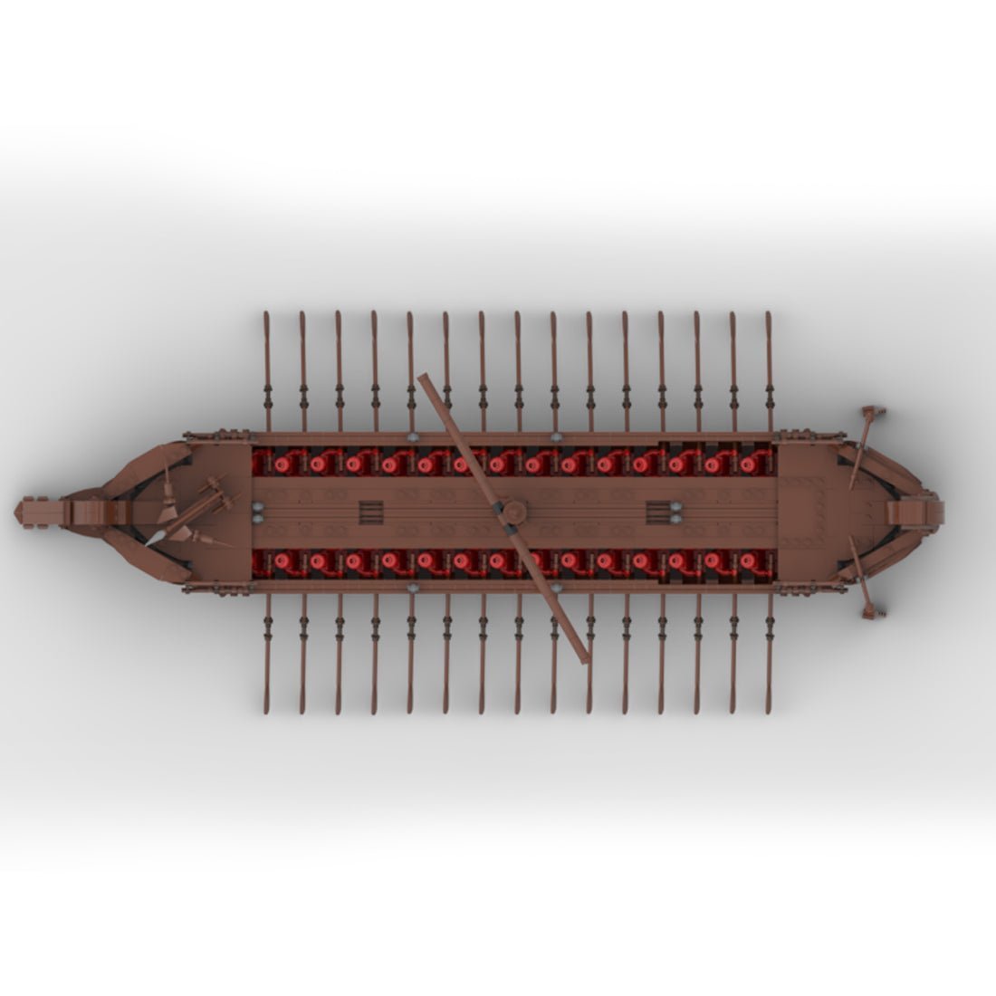 MOC - 129097 Medieval Sea Sailing Ship Model - LesDiy - Locomotive