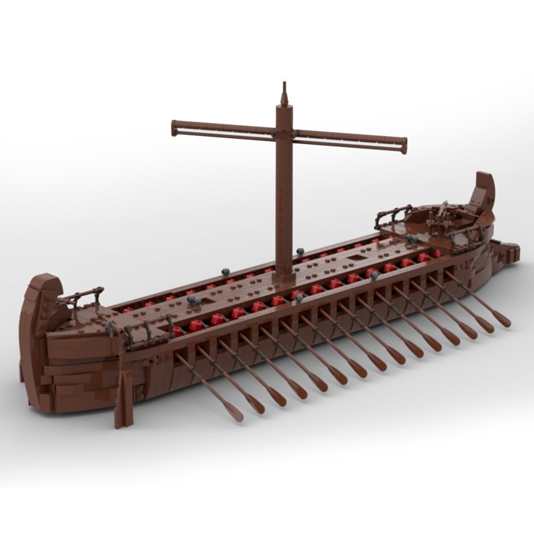 MOC - 129097 Medieval Sea Sailing Ship Model - LesDiy - Locomotive