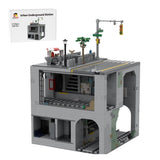 MOC-129272 Modular Urban Transit Station with Balcony Greenery Building Blocks-LesDiy-MOC-