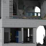 MOC-129272 Modular Urban Transit Station with Balcony Greenery Building Blocks-LesDiy-MOC-