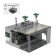 MOC-129272 Modular Urban Transit Station with Rooftop Greenery Building Blocks-LesDiy-MOC-