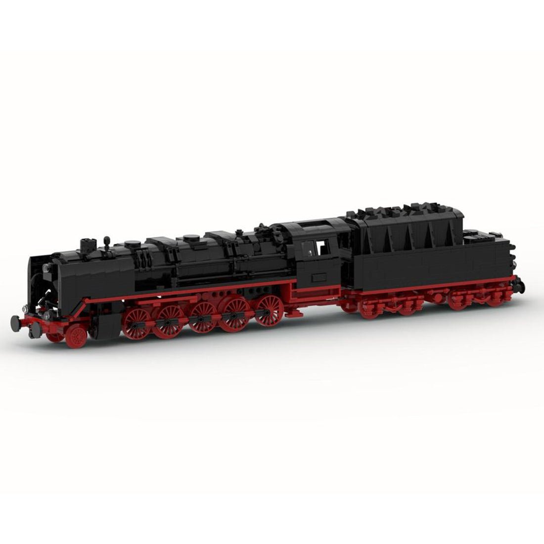 MOC - 129897 DR - Baureihe 50 Steam Locomotive (8w) Building Blocks - LesDiy - 