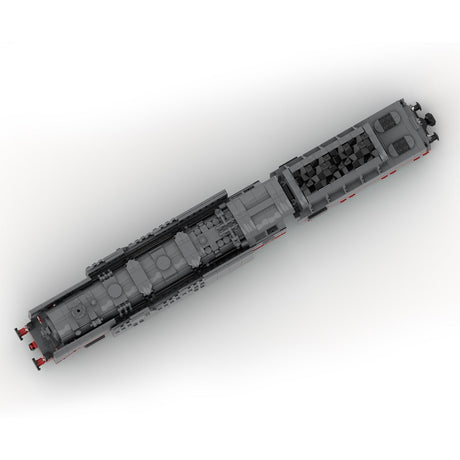 MOC - 129996 WWII DR - Baureihe 50 War Locomotive (8w) Building Blocks - LesDiy - 