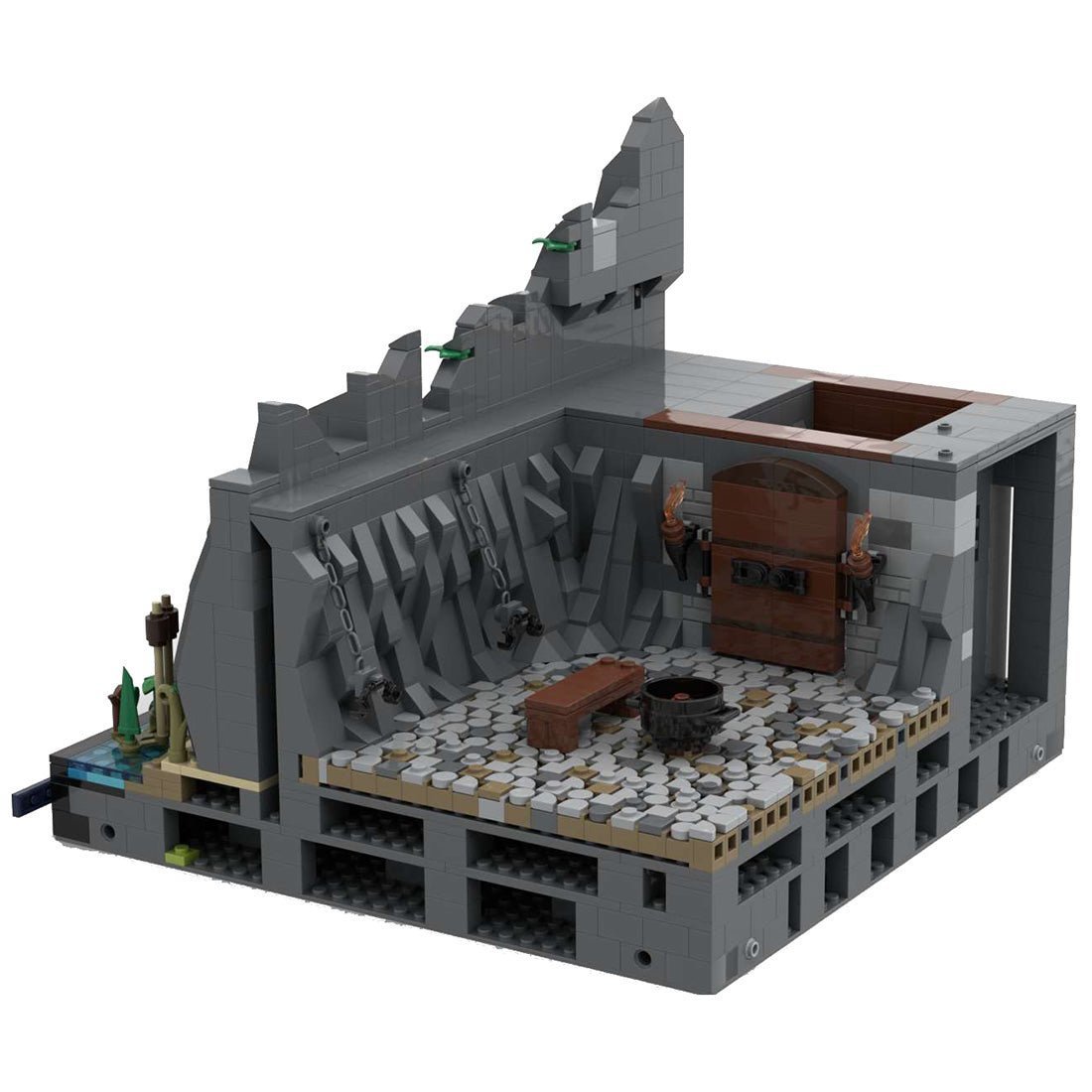 MOC - 130522 E1 Shore and Torture Chamber Building Blocks Set - LesDiy - Building Blocks