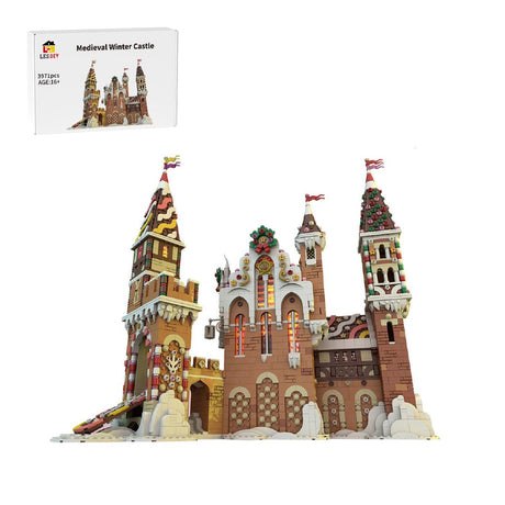 MOC - 130576 Medieval Winter Castle Model - LesDiy - Locomotive