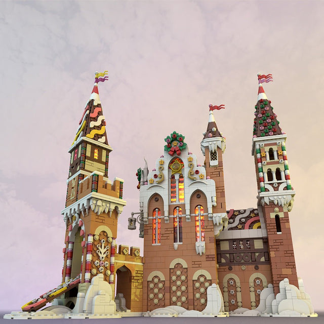 MOC - 130576 Medieval Winter Castle Model - LesDiy - Locomotive