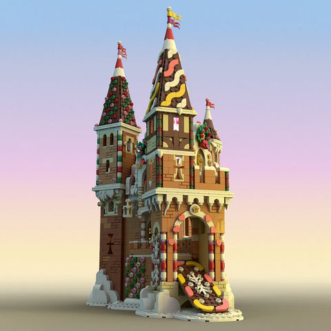 MOC - 130576 Medieval Winter Castle Model - LesDiy - Locomotive