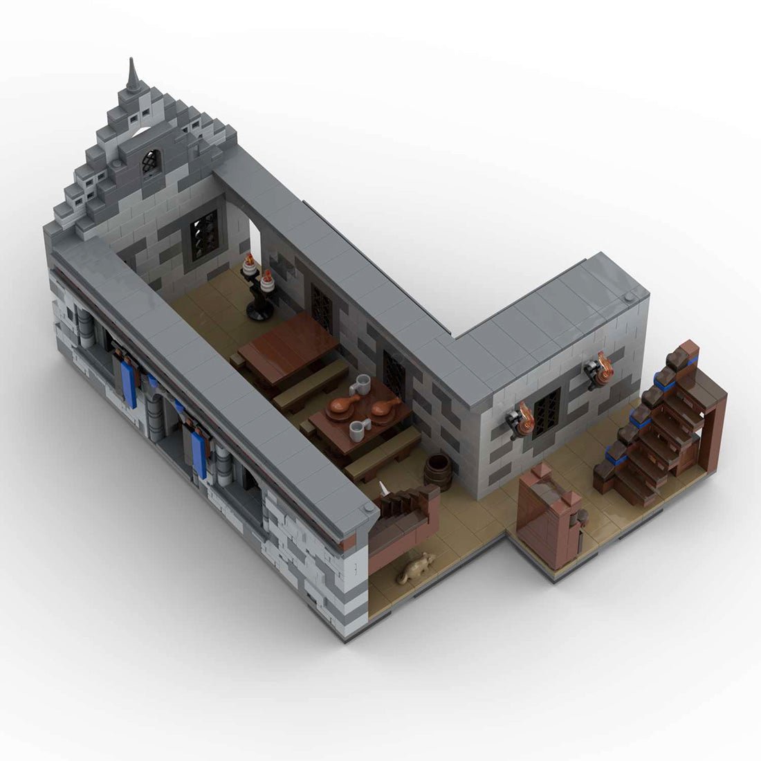 MOC - 131235 H09 Barracks/Kaserna 1 - LesDiy - 