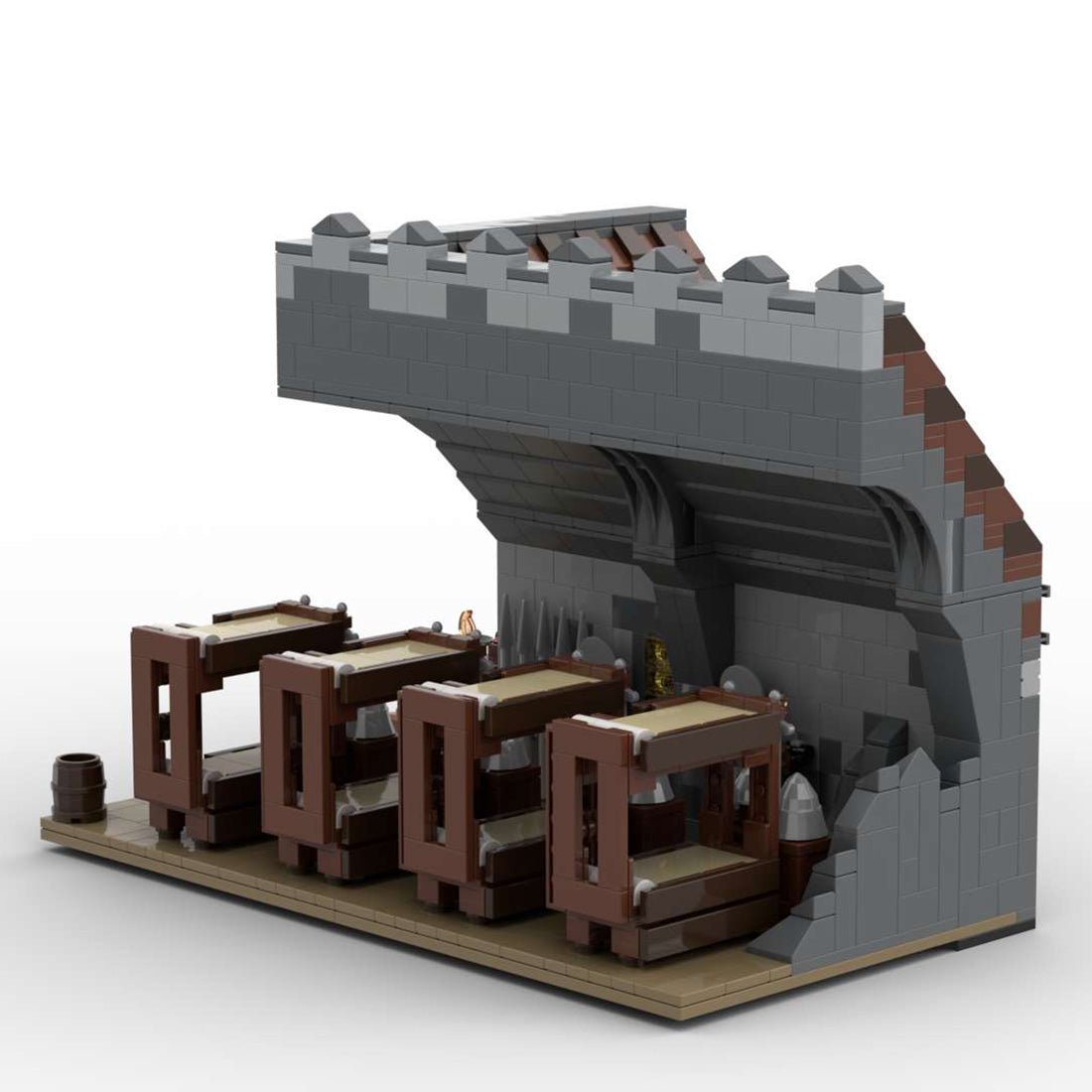 MOC - 131236 H10 Barracks/Kaserna 2 - LesDiy - 
