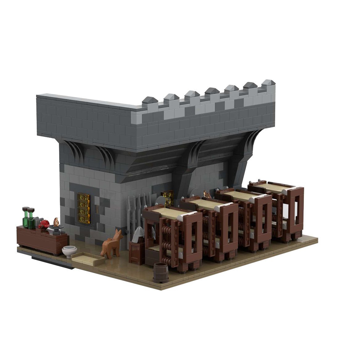 MOC - 131236 H10 Barracks/Kaserna 2 - LesDiy - 