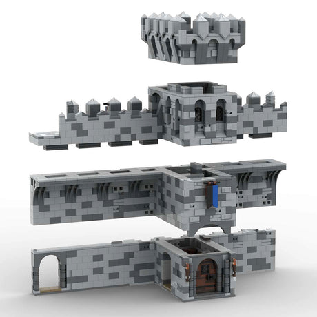 MOC - 131237 H11 Front Wall Building Blocks Set - LesDiy - Building Blocks