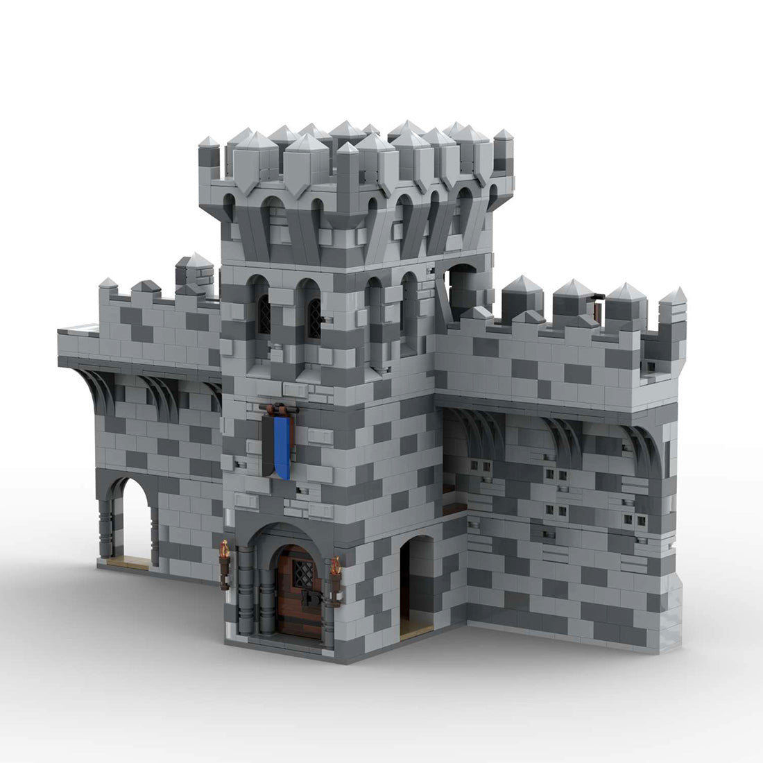 MOC - 131237 H11 Front Wall Building Blocks Set - LesDiy - Building Blocks