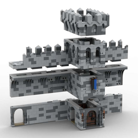 MOC - 131237 H11 Front Wall Building Blocks Set - LesDiy - Building Blocks