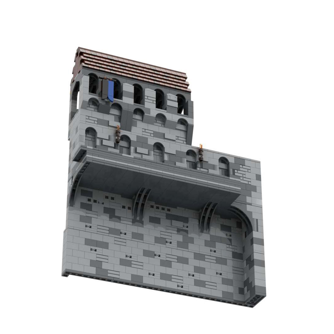 MOC - 131248 H13 Inner Palace Wall - LesDiy - 