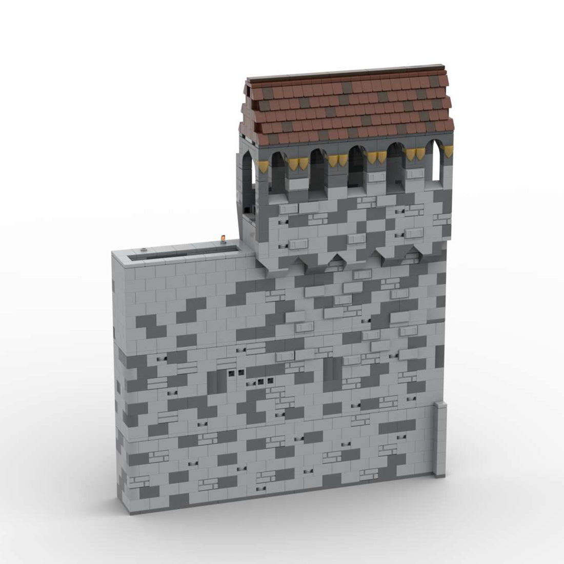 MOC - 131248 H13 Inner Palace Wall - LesDiy - 