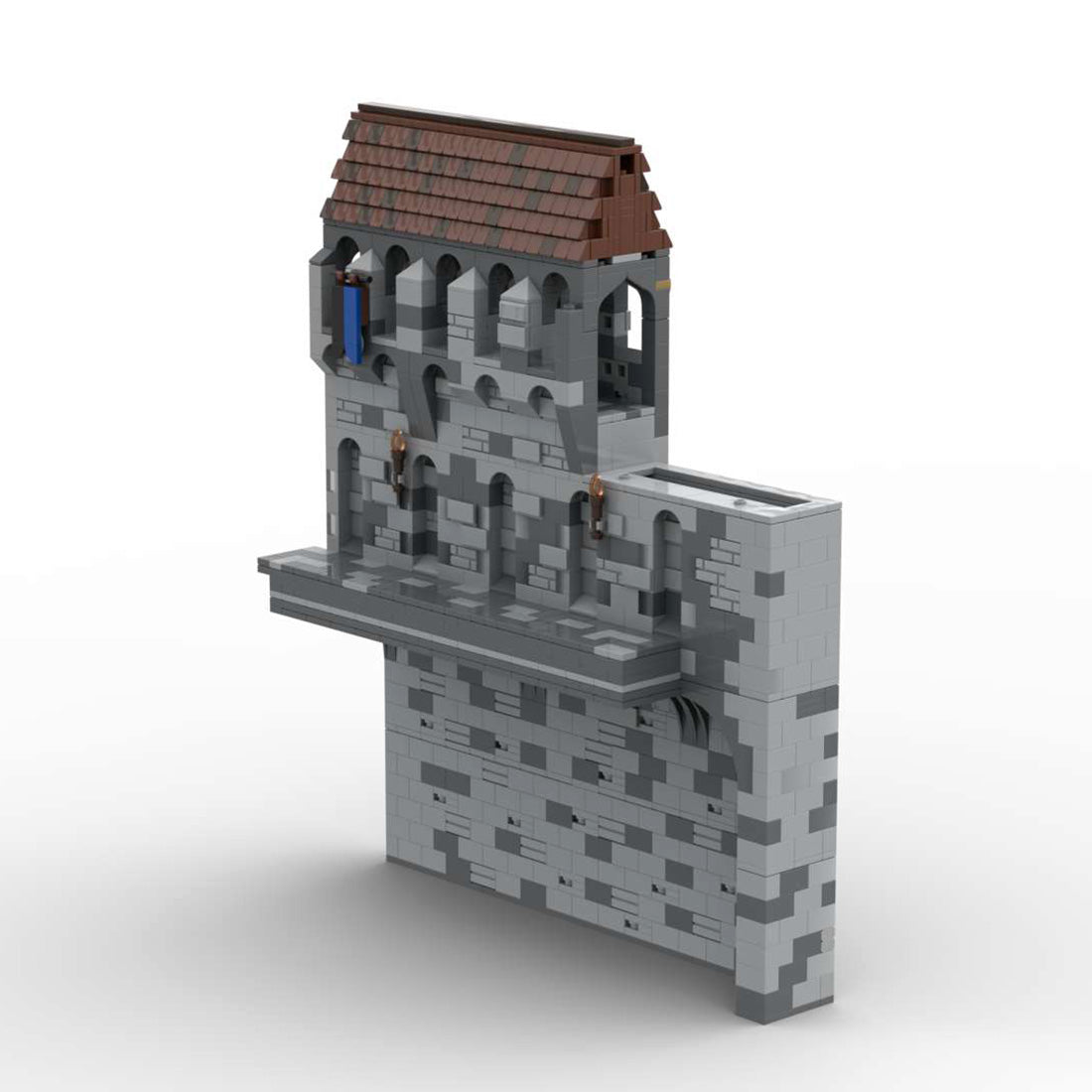 MOC - 131248 H13 Inner Palace Wall - LesDiy - 