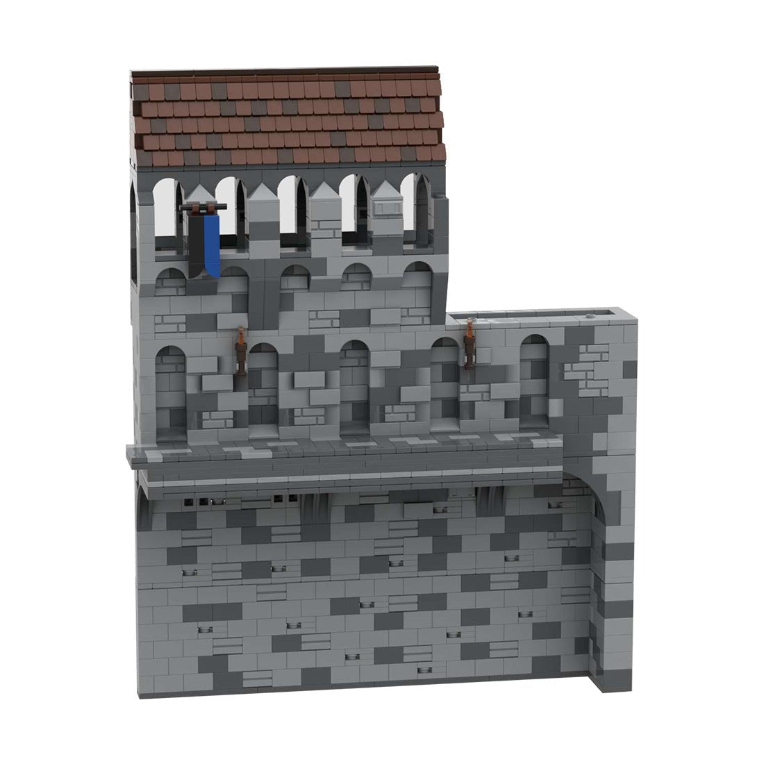 MOC - 131248 H13 Inner Palace Wall - LesDiy - 