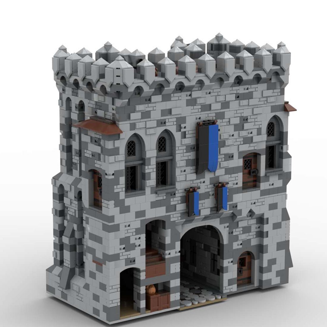 MOC - 131249 H14 Main Gatehouse - LesDiy - 