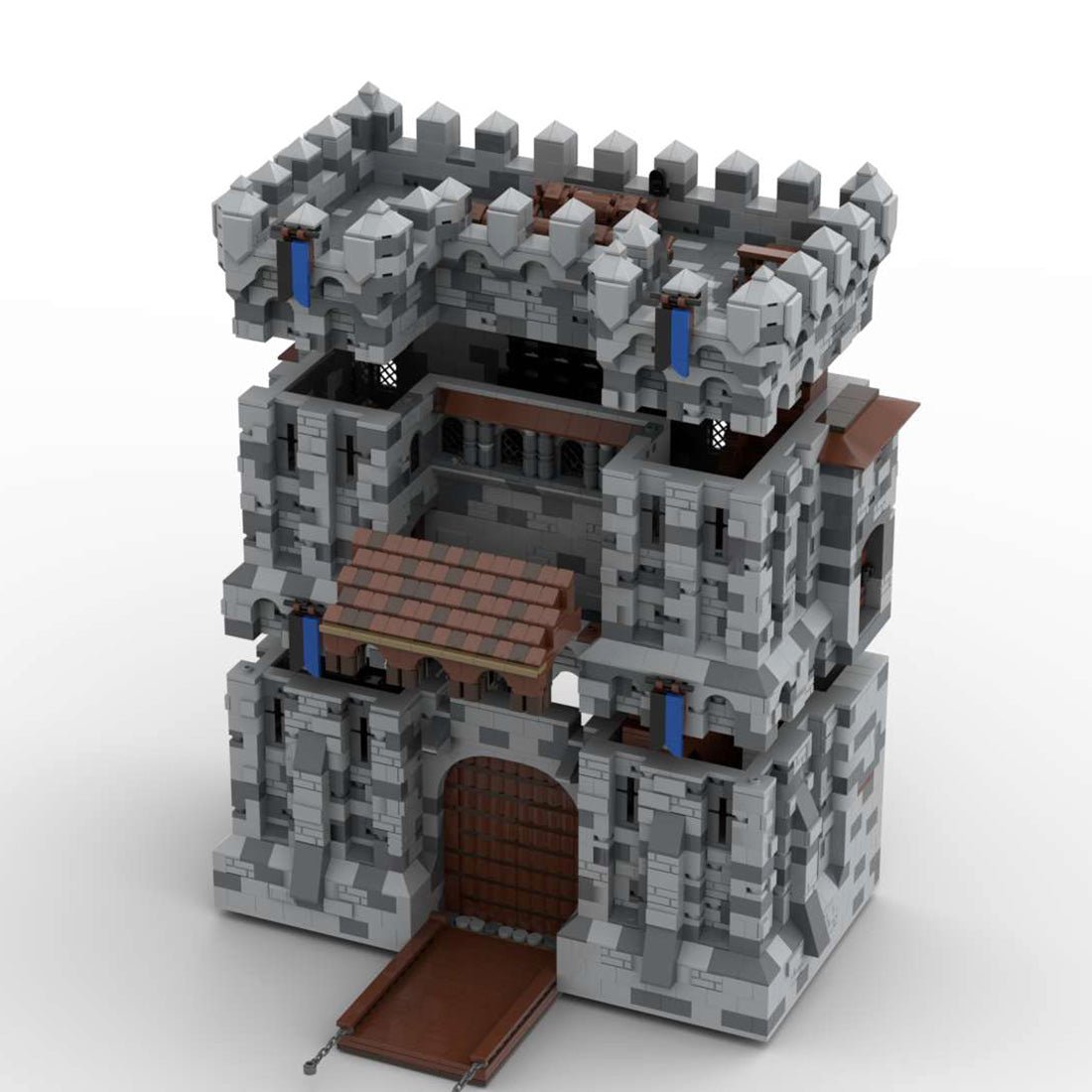 MOC - 131249 H14 Main Gatehouse - LesDiy - 