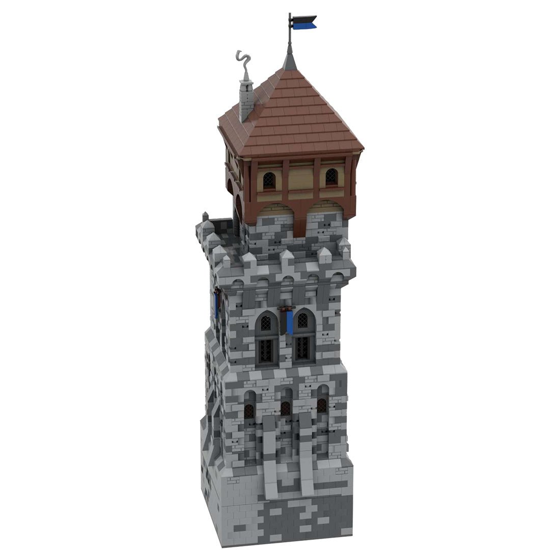 MOC - 131250 H15 Big Front Tower Building Blocks Set - LesDiy - Building Blocks