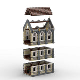 MOC - 131258 H17 Small Palace with Library, Dining and Practce Room - LesDiy - 