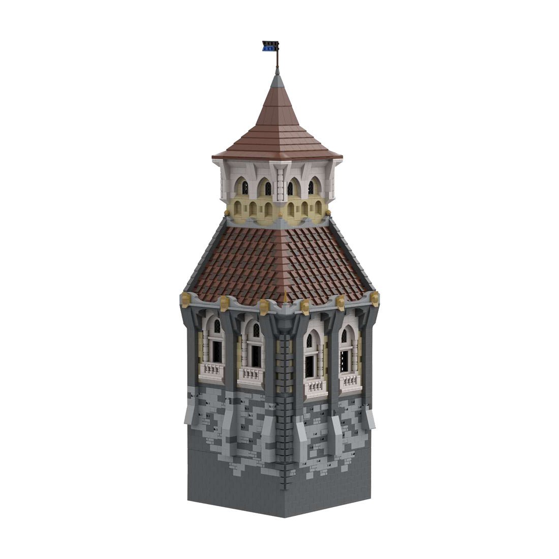 MOC - 131259 H18 Palace Tower Building Blocks Set - LesDiy - Building Blocks
