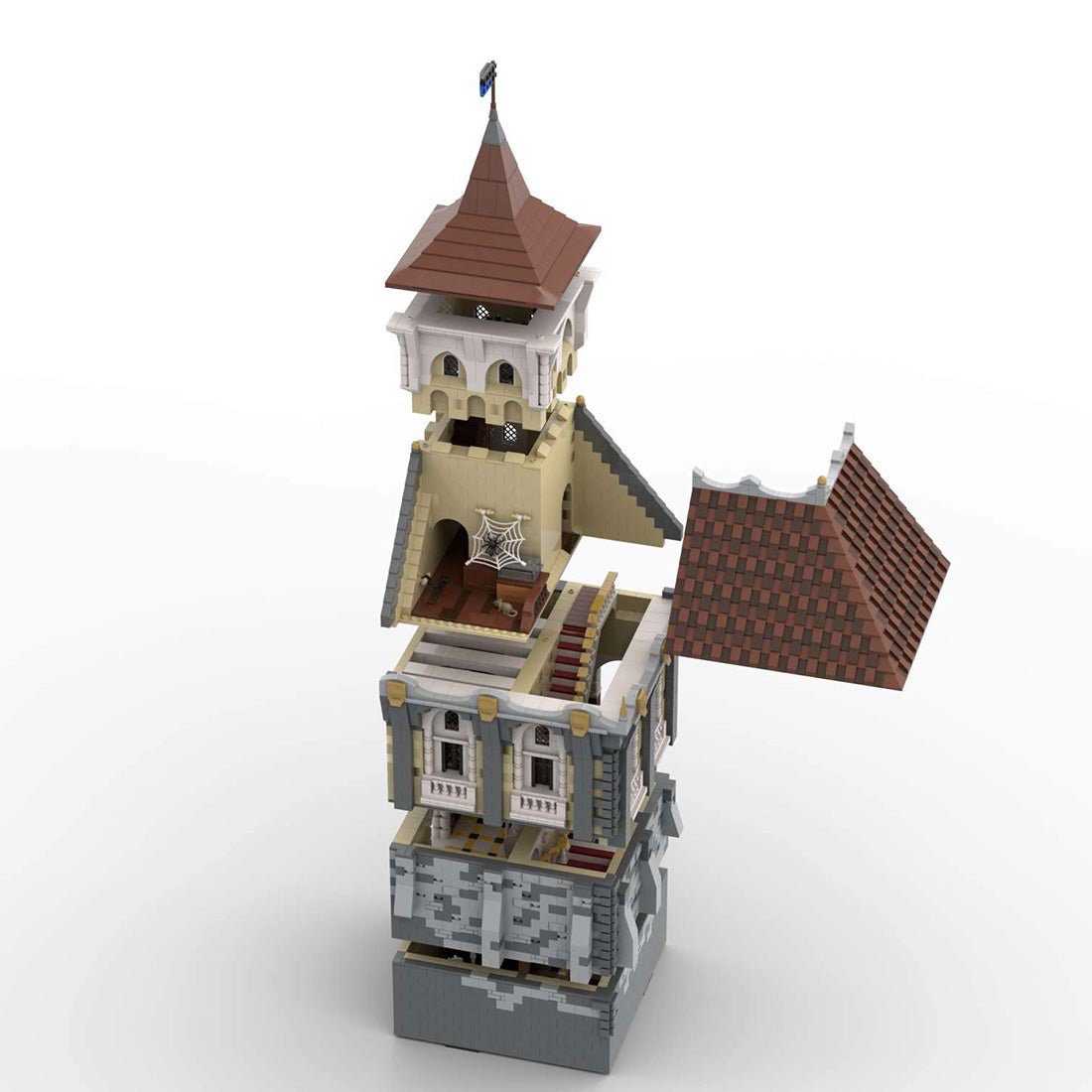 MOC - 131259 H18 Palace Tower Building Blocks Set - LesDiy - Building Blocks