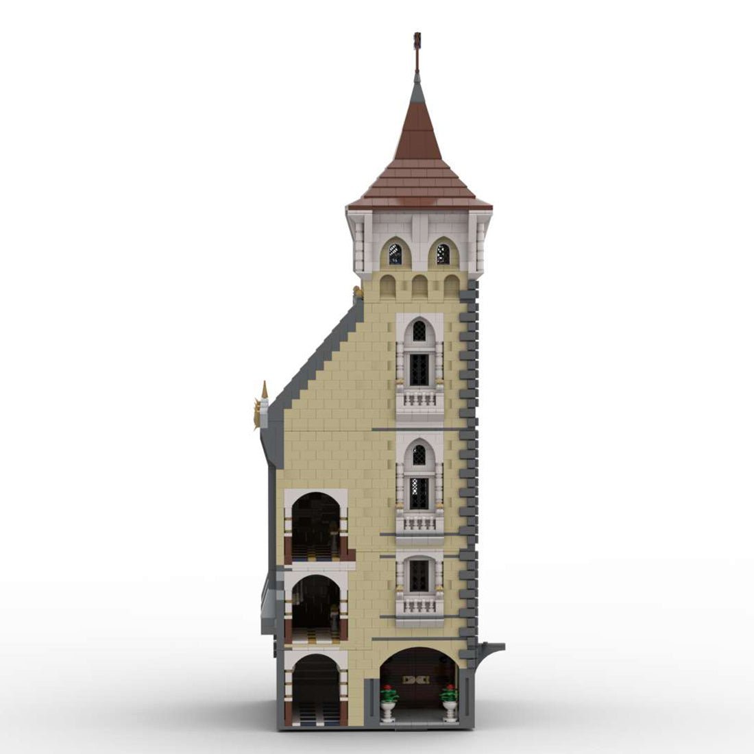 MOC - 131259 H18 Palace Tower Building Blocks Set - LesDiy - Building Blocks