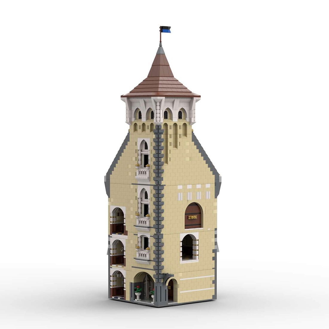 MOC - 131259 H18 Palace Tower Building Blocks Set - LesDiy - Building Blocks