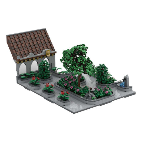 MOC - 131263 H20 Palace Courtyard with park - LesDiy - 