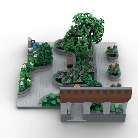 MOC - 131263 H20 Palace Courtyard with park - LesDiy - 
