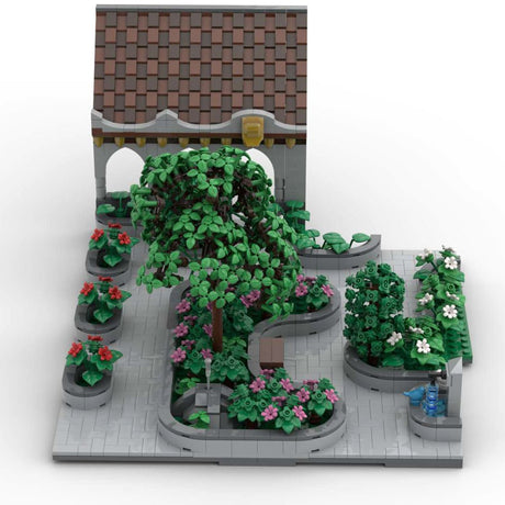 MOC - 131263 H20 Palace Courtyard with park - LesDiy - 