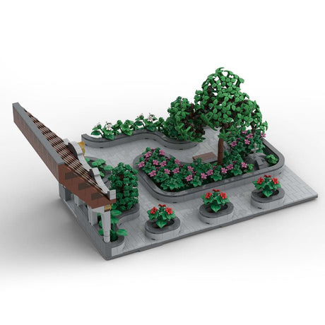 MOC - 131263 H20 Palace Courtyard with park - LesDiy - 