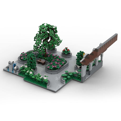 MOC - 131263 H20 Palace Courtyard with park - LesDiy - 