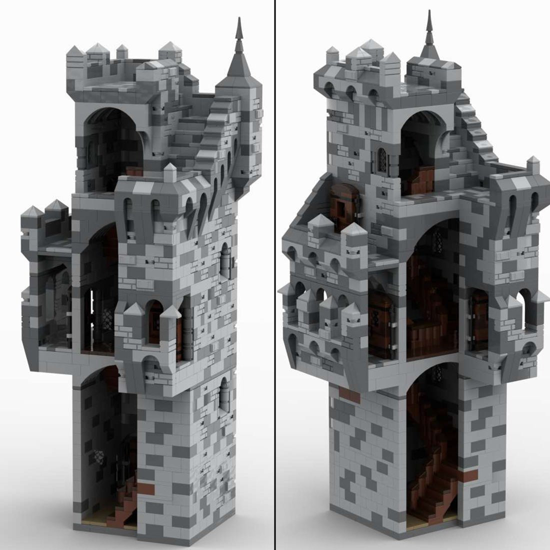 MOC - 131265 H21 Stair Tower - LesDiy - 