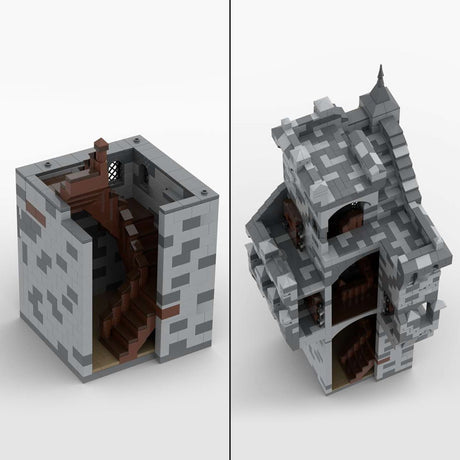 MOC - 131265 H21 Stair Tower - LesDiy - 