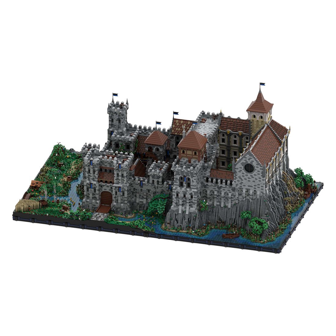 MOC-131299 Medieval Castle Building Blocks | LesDiy