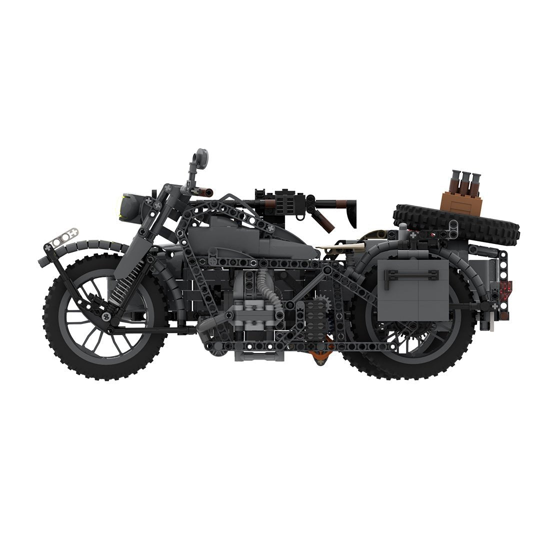 MOC - 131315 BMW R75 Sidecar combination - LesDiy - 