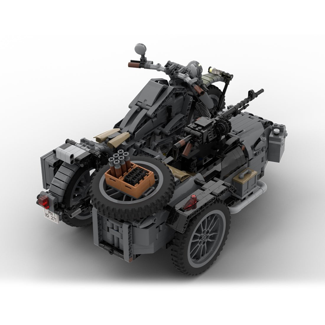MOC - 131315 BMW R75 Sidecar combination - LesDiy - 